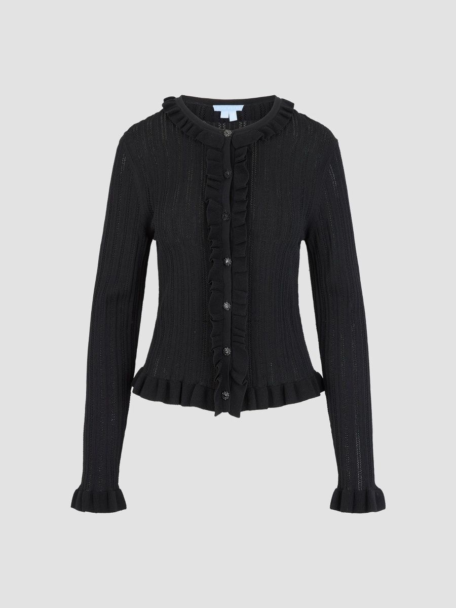 Hill House Home Women's The Kyle Cardigan - Black - Size Large