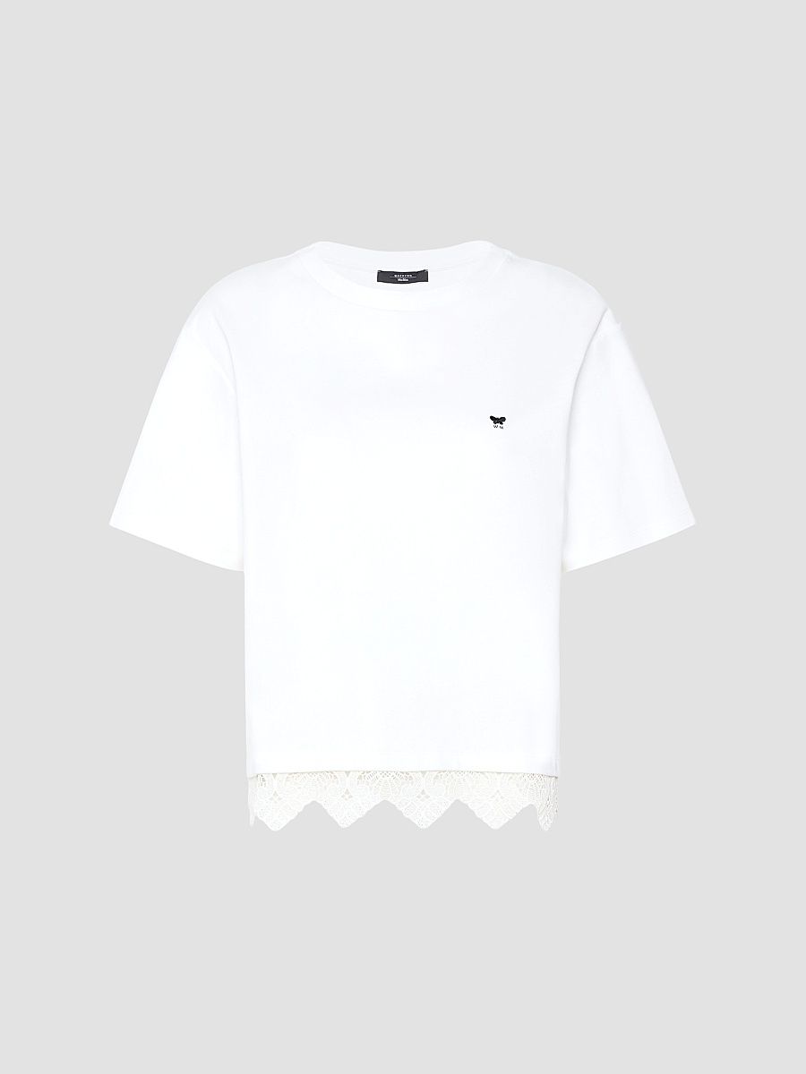Women's Boxy Fit Cotton T-Shirt - White - Size XL
