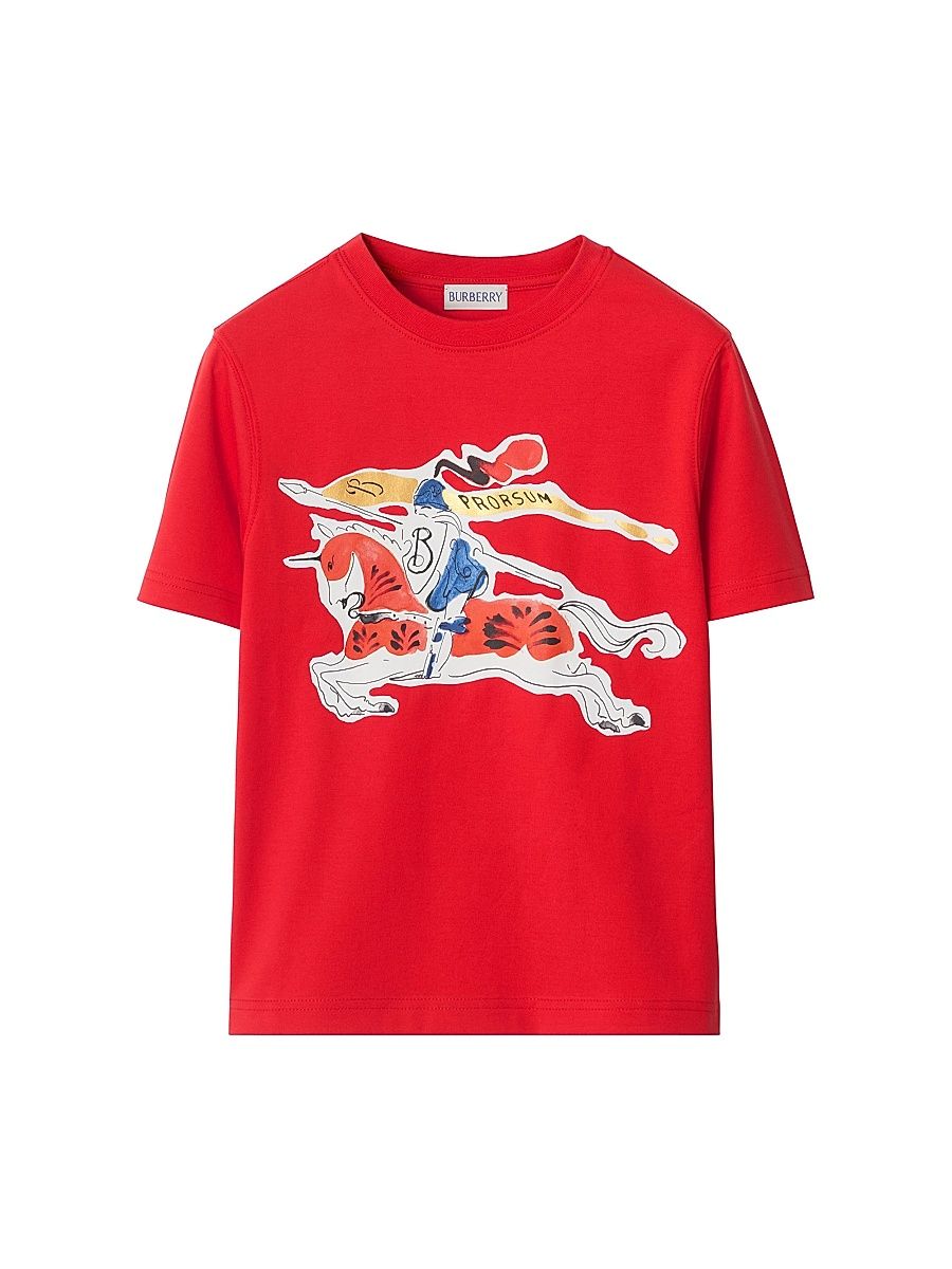 Little Boy's & Boy's Brushstroke EKD T-Shirt - Crayon Red - Size 8
