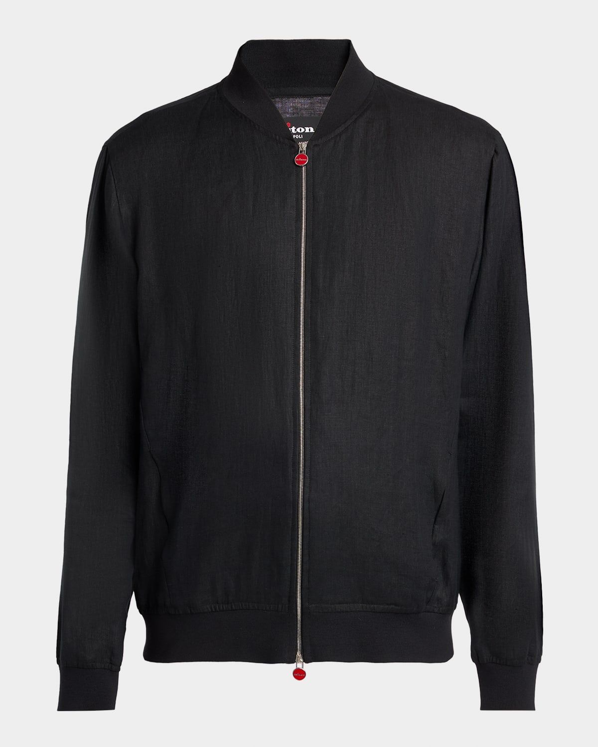 Men & apos;s Linen Full-Zip Blouson