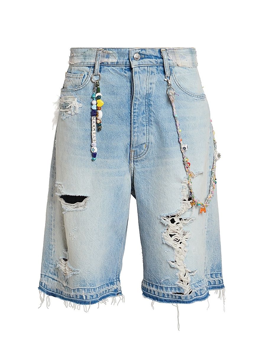 Men's Daydreaming Venice Denim Shorts - Light Indigo Denim - Size 38