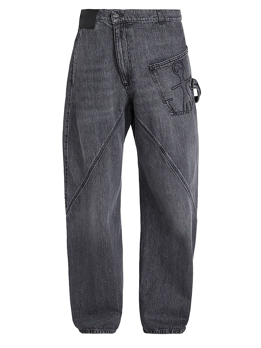 Men's Twisted Workwear Jeans - Grey - Size 30