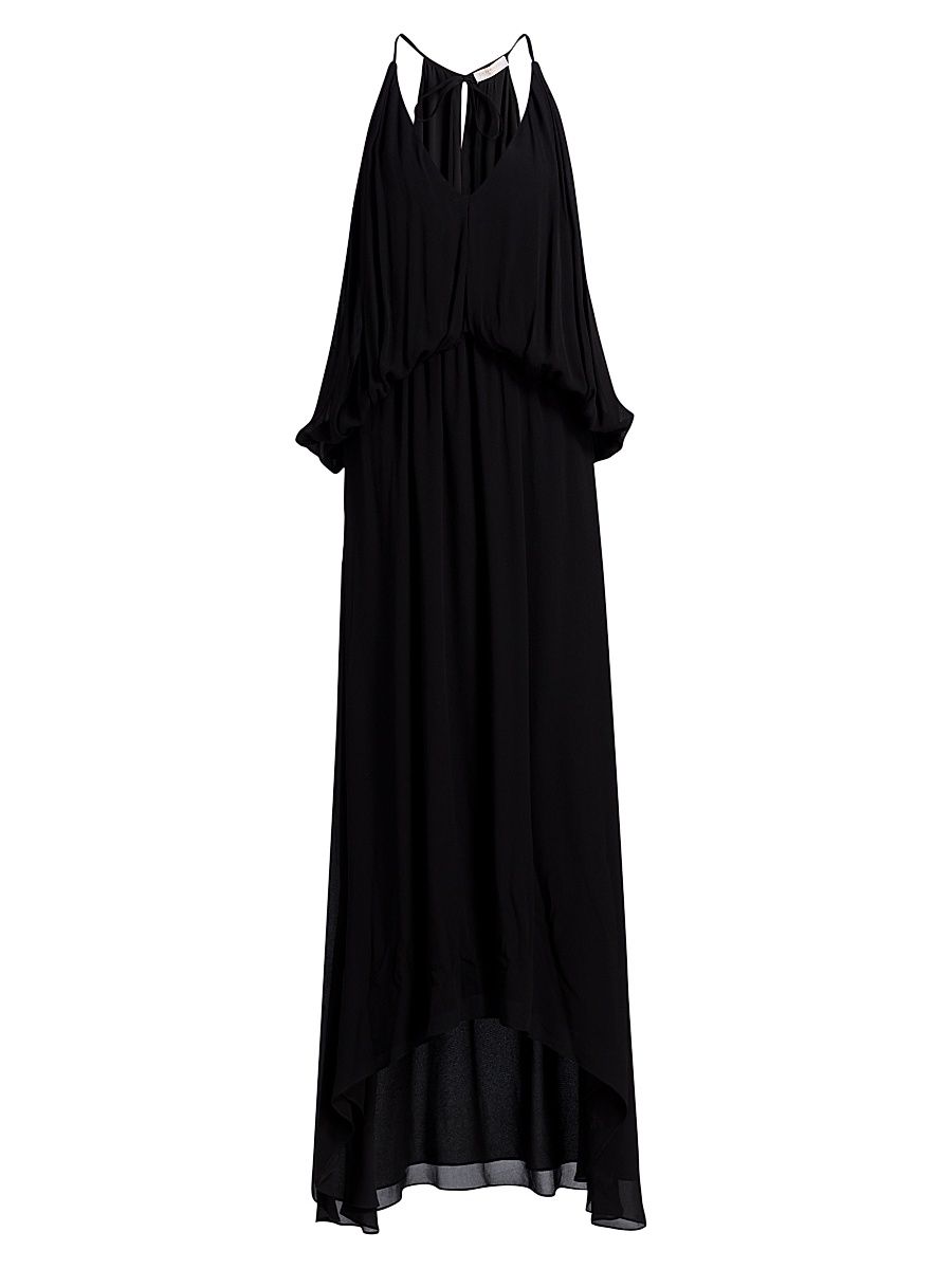 Women's Ambar High-Low Maxi Dress - Black - Size XL