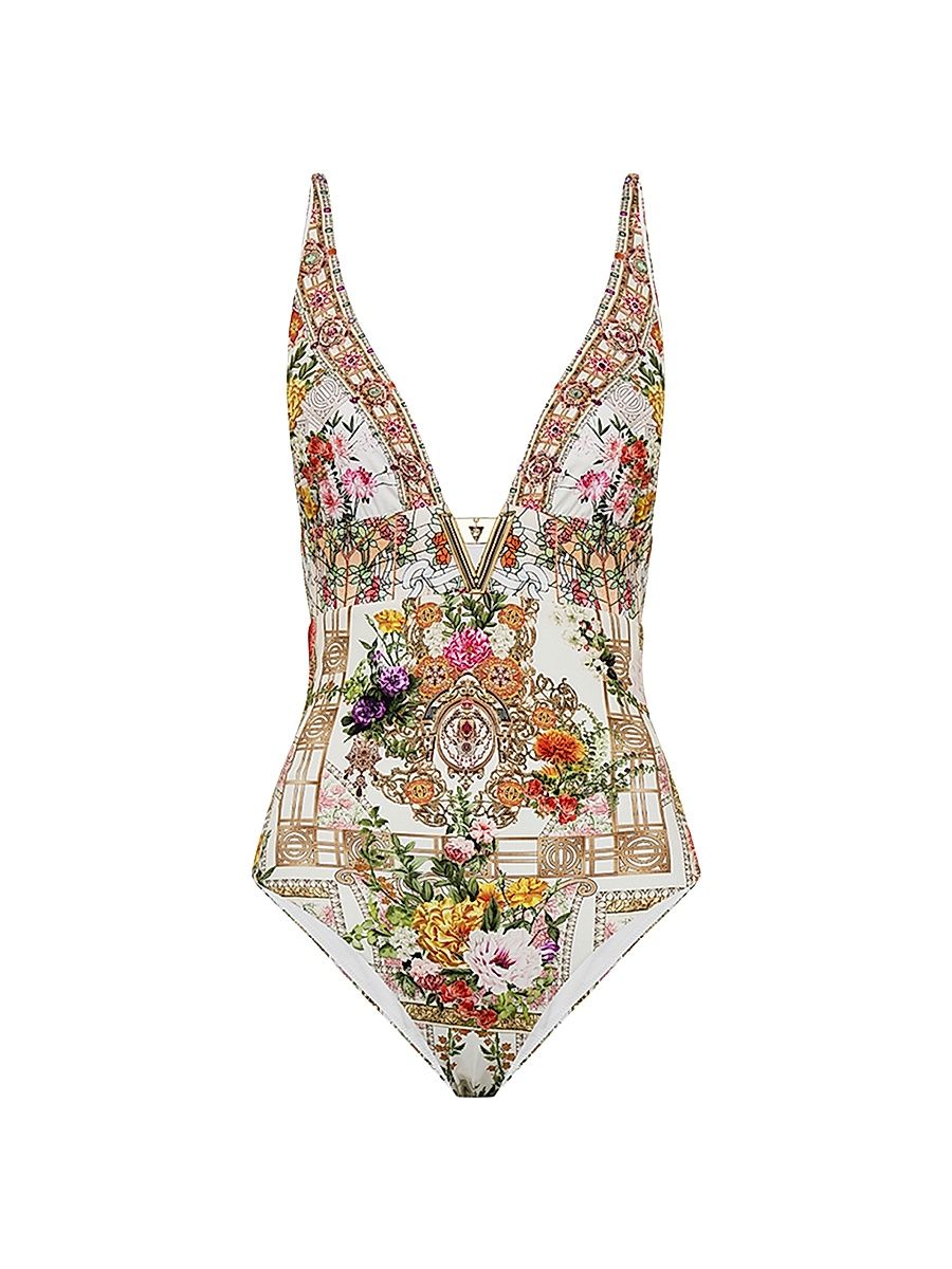 Women's Egyptian Rose One-Piece Swimsuit - Egyptian Rose - Size XS