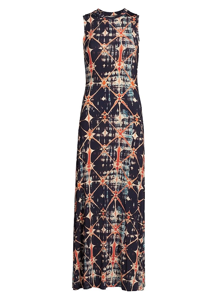 Women's Orla Printed Jersey Midi-Dress - Phoenix - Size XL