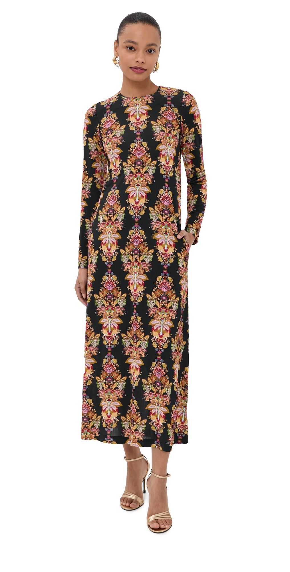 La DoubleJ Long Sleeve Swing Dress Cornucopia L