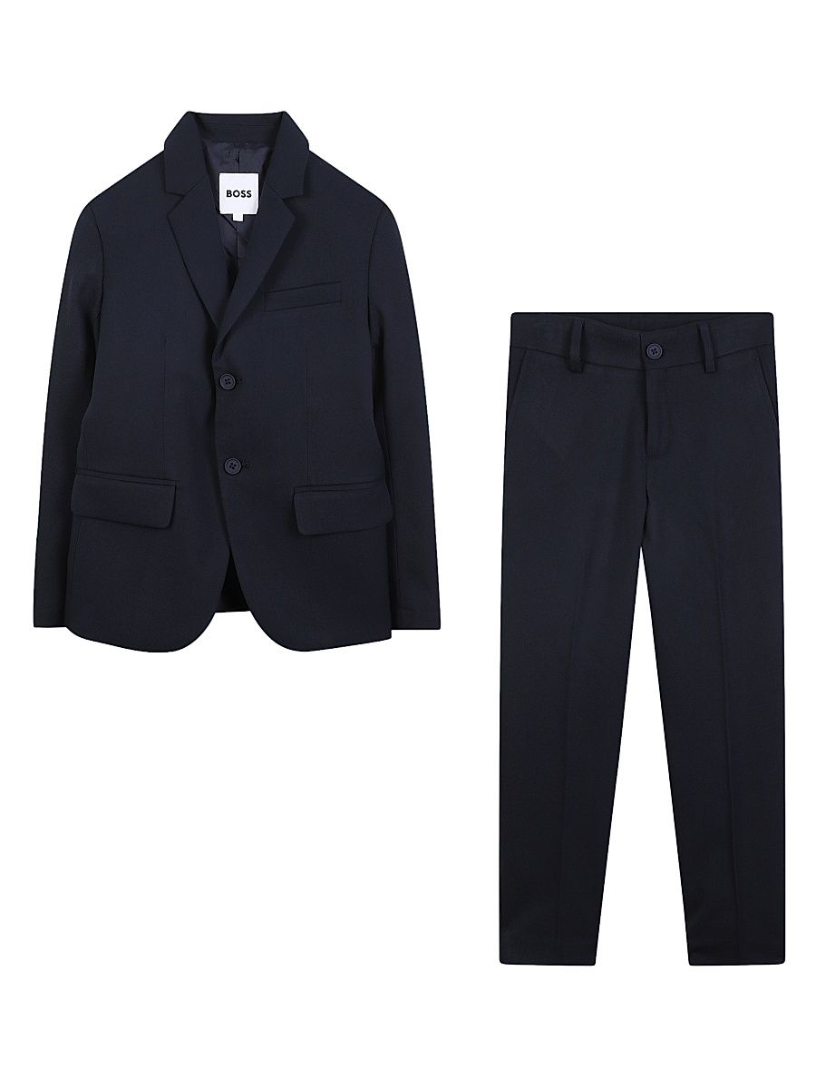 BOSS Boy's Little Boy's & Boy's Suit - Electric Blue - Size 8