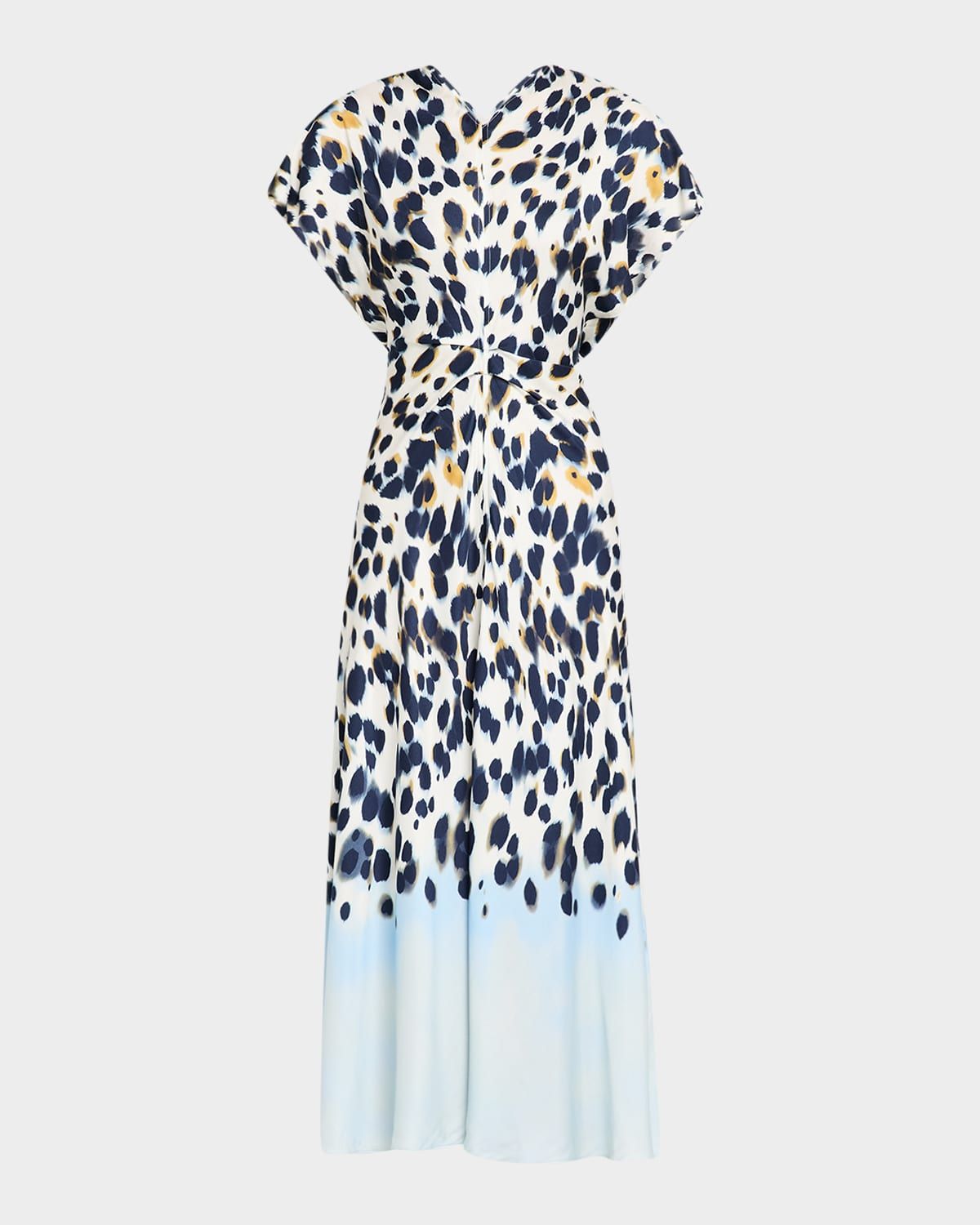 Remy Printed Short-Sleeve Midi Dress