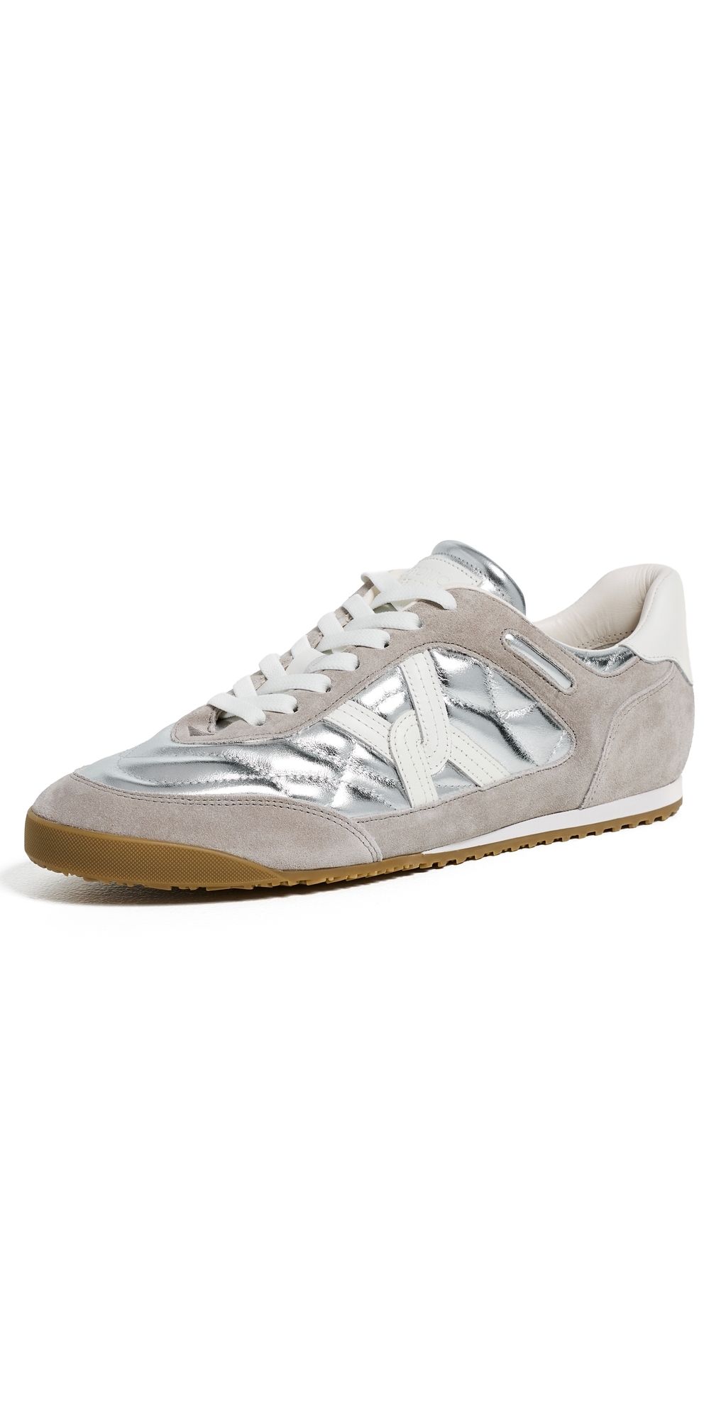 Veronica Beard Natalia Sneakers Silver/Grey 5