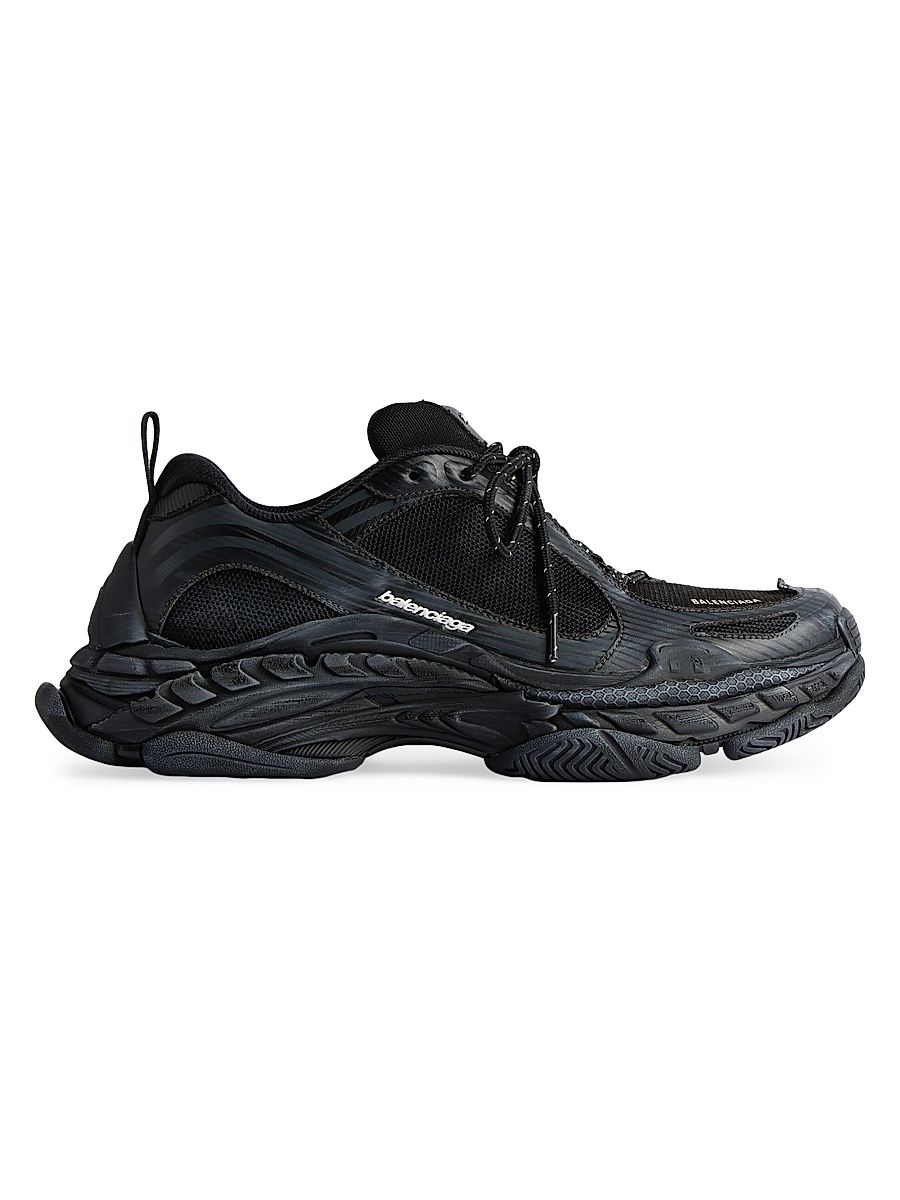 Women's Triple S.2 Sneakers - Black Dark Grey - Size 8