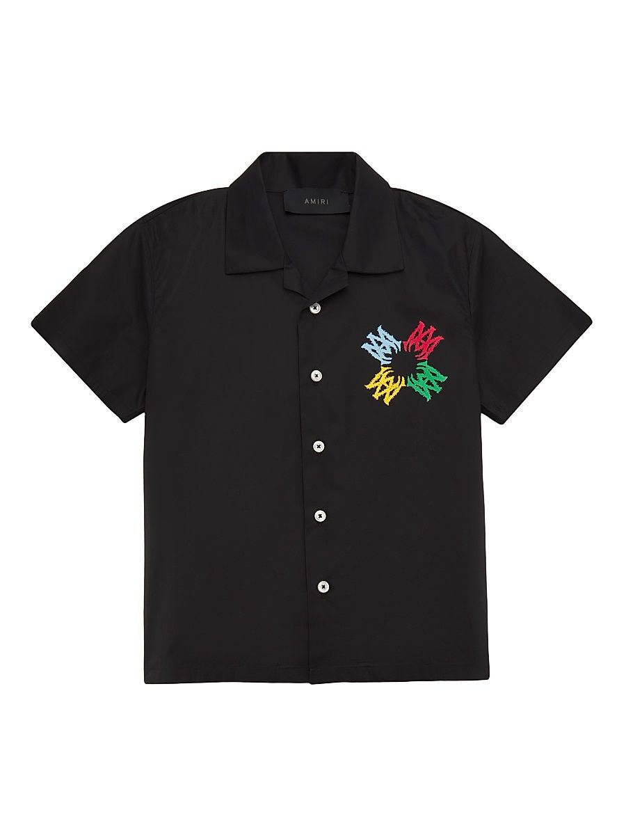Little Boy's & Boy's Quad Scribble Shirt - Black - Size 4