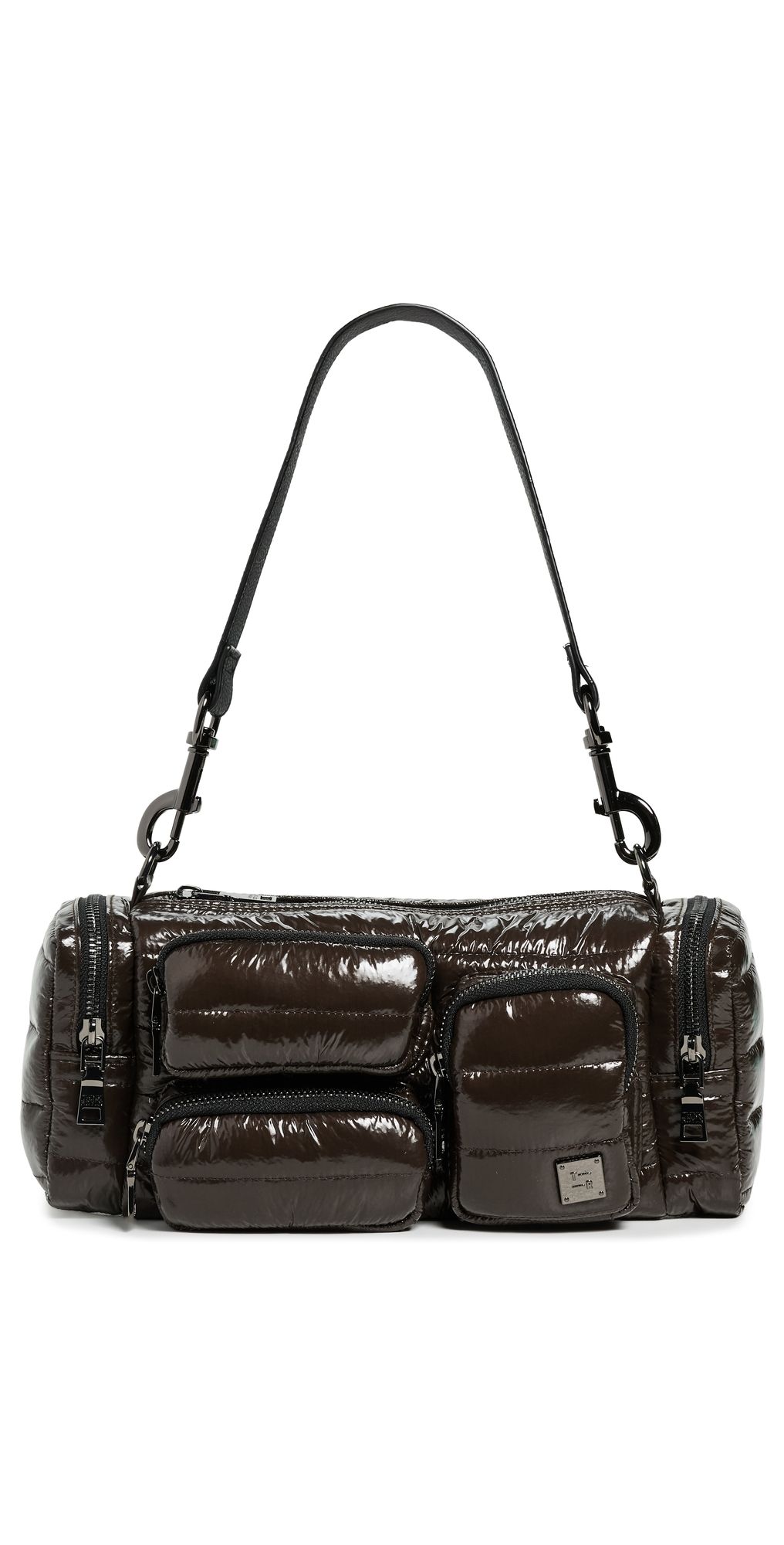 Think Royln Lady Cargo Shoulder Bag Glossy Chocolate One Size