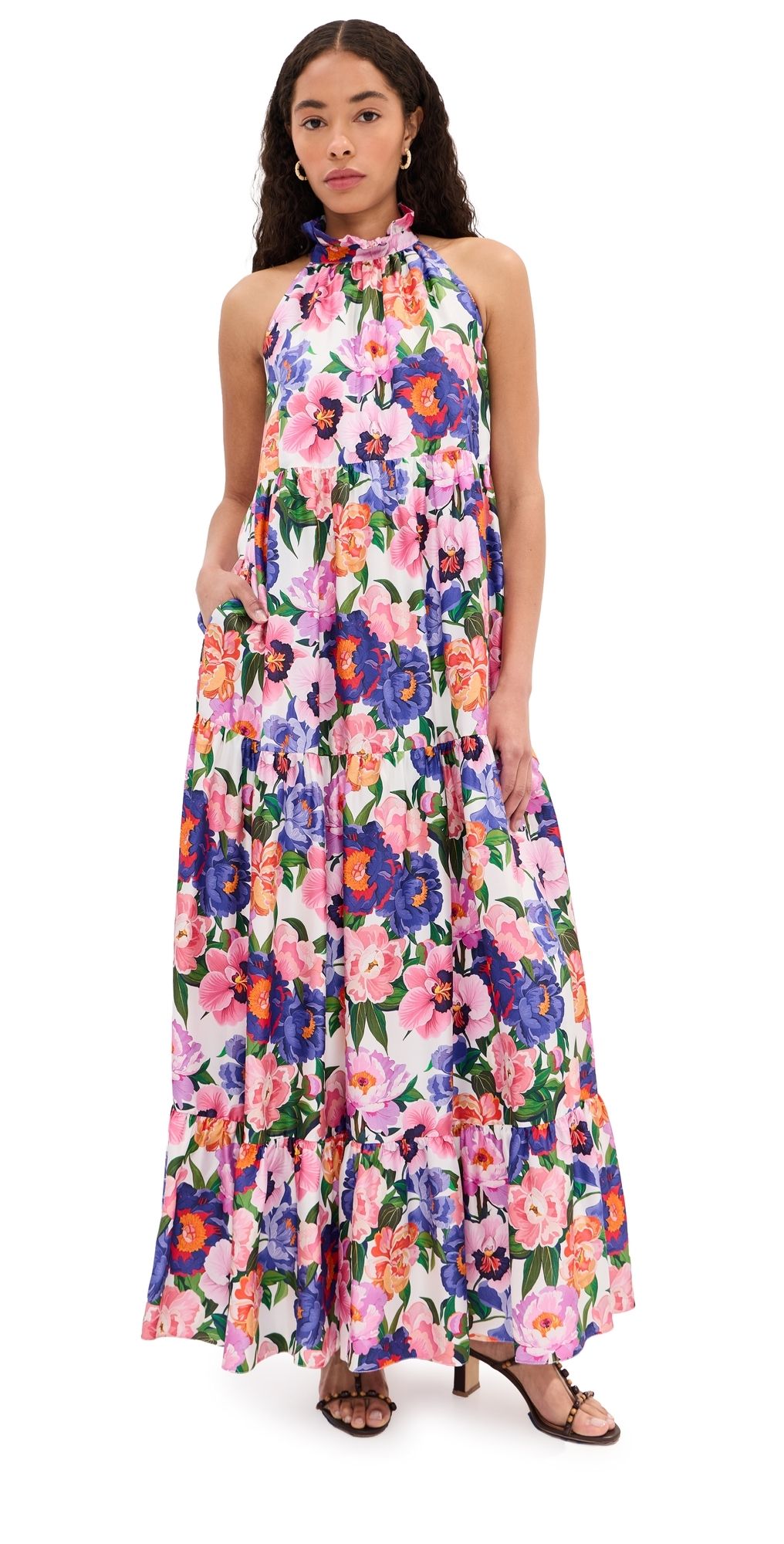 Borgo de Nor Pandora Dress Floral Candy 6