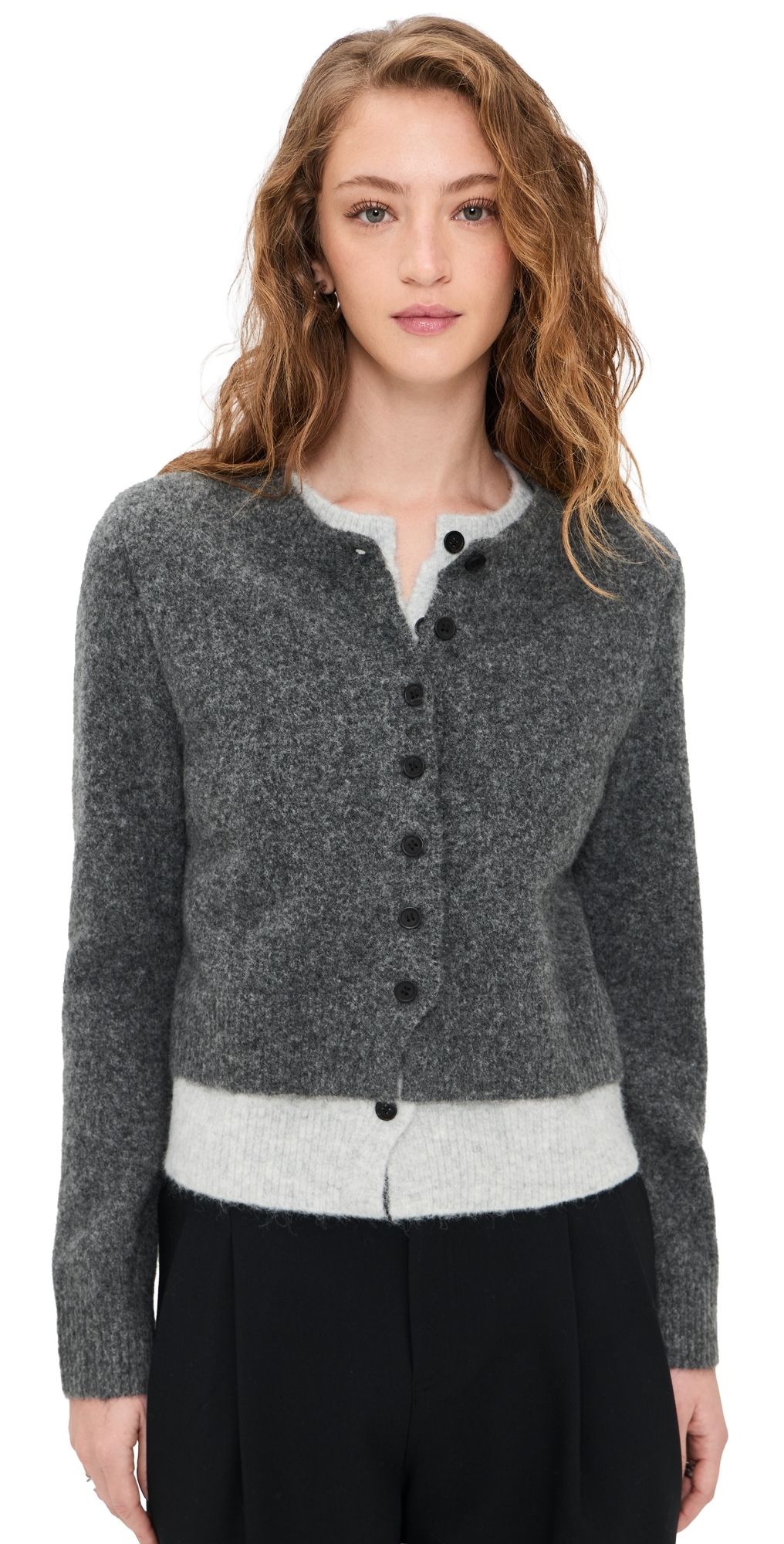 4th & Reckless Terry Cardigan Grey XL