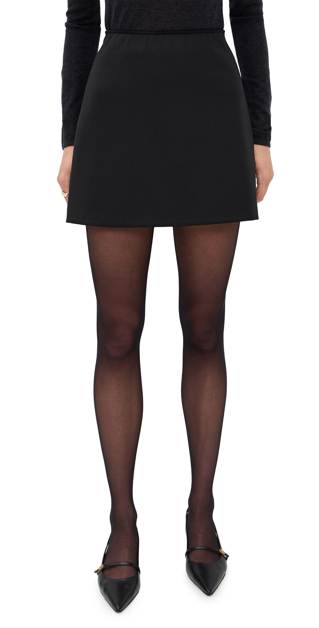 Wolford Midnight Grace Skirt Black L