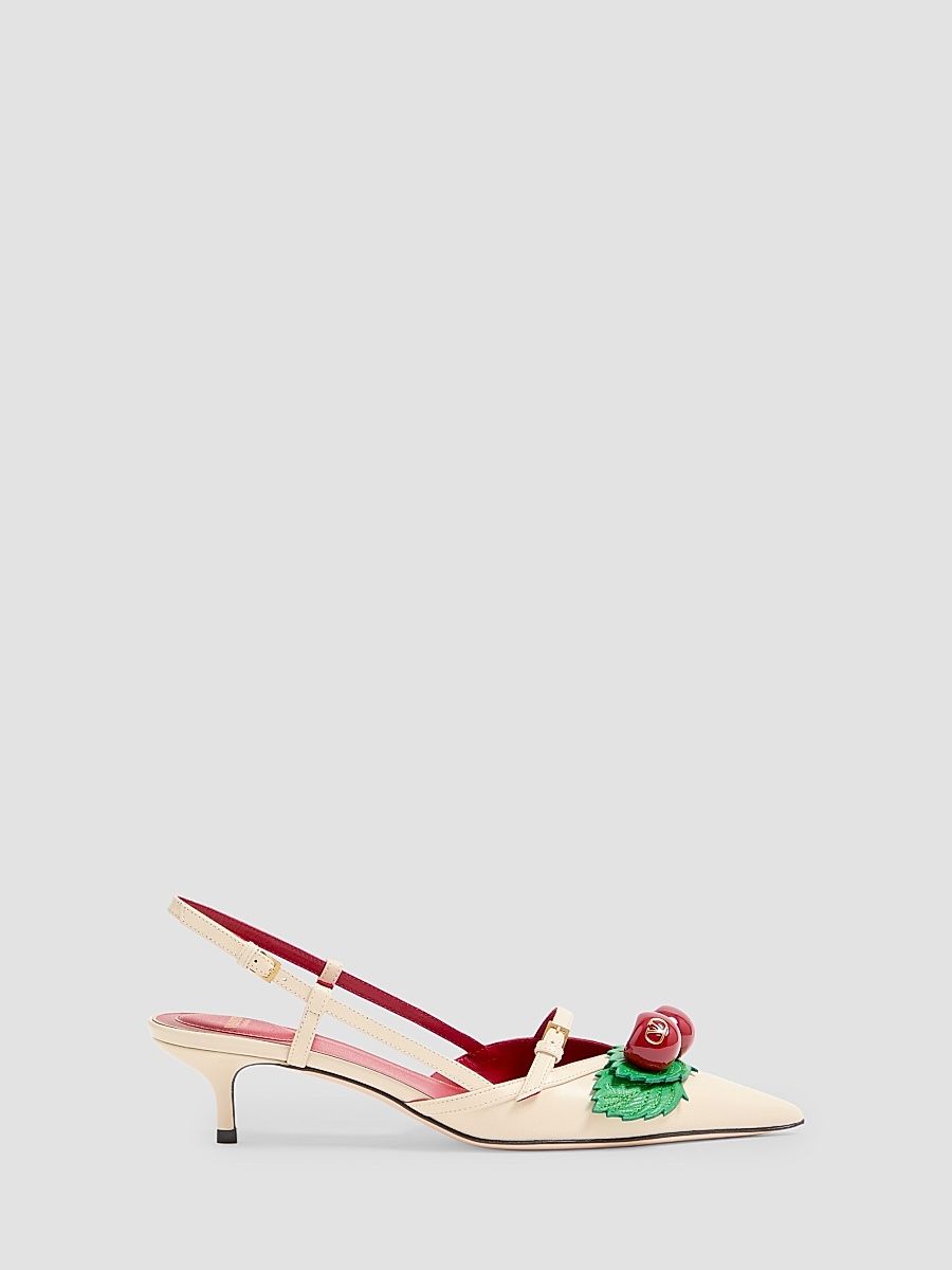 Women's Cherryfic Slingback 45MM Pumps - Butter Multicolor - Size 8