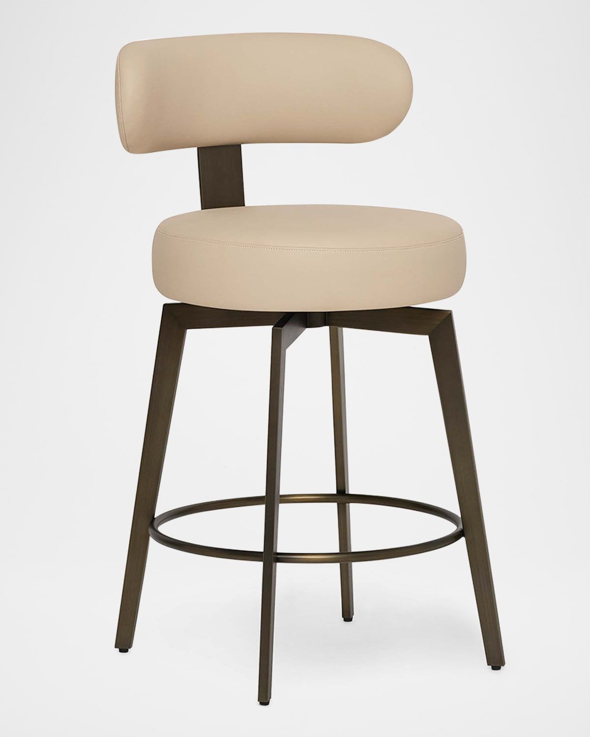 Clermont Vegan Leather 25" Counter Stool