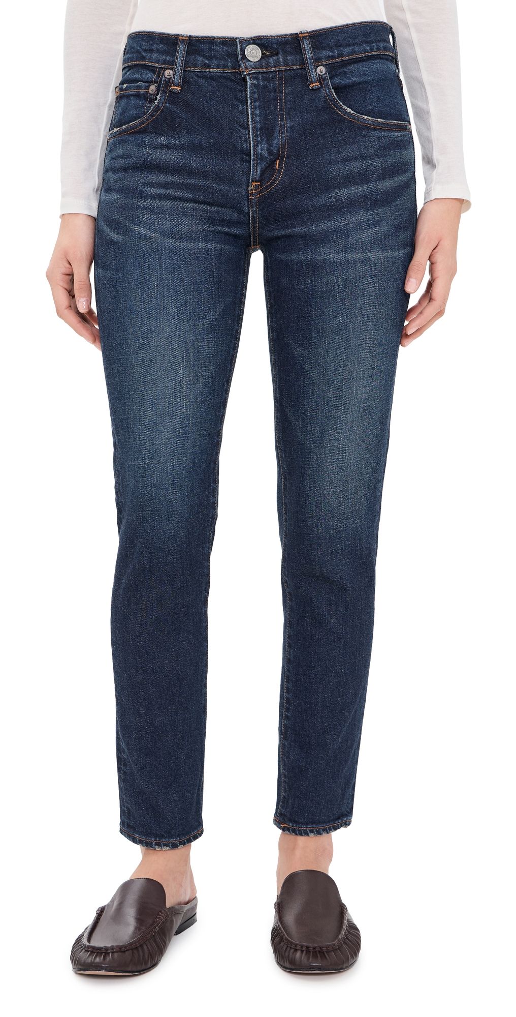 MOUSSY VINTAGE Fulton Skinny Jeans Dark Blue 28