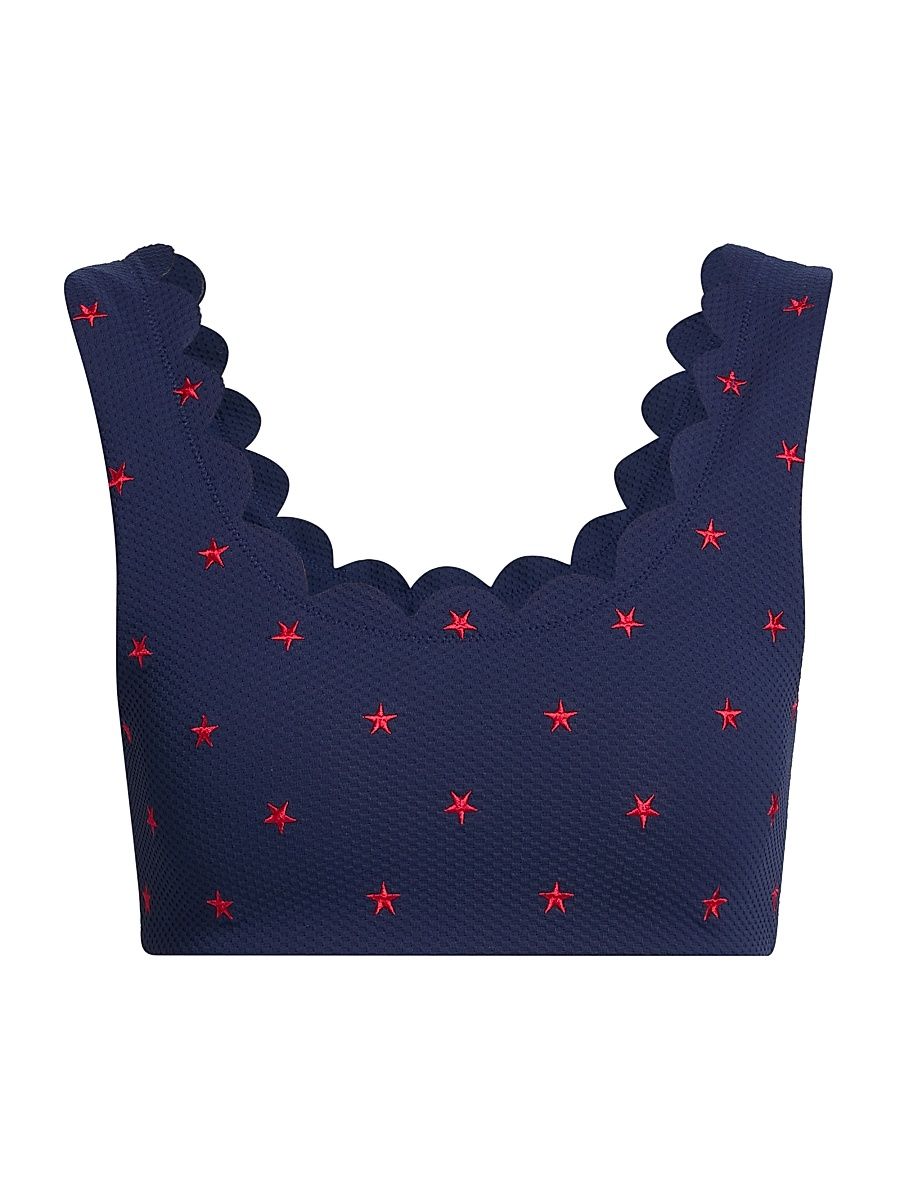 Women's Madison Star Spangled Seas Bikini Top - Star Spangled Seas - Size Medium