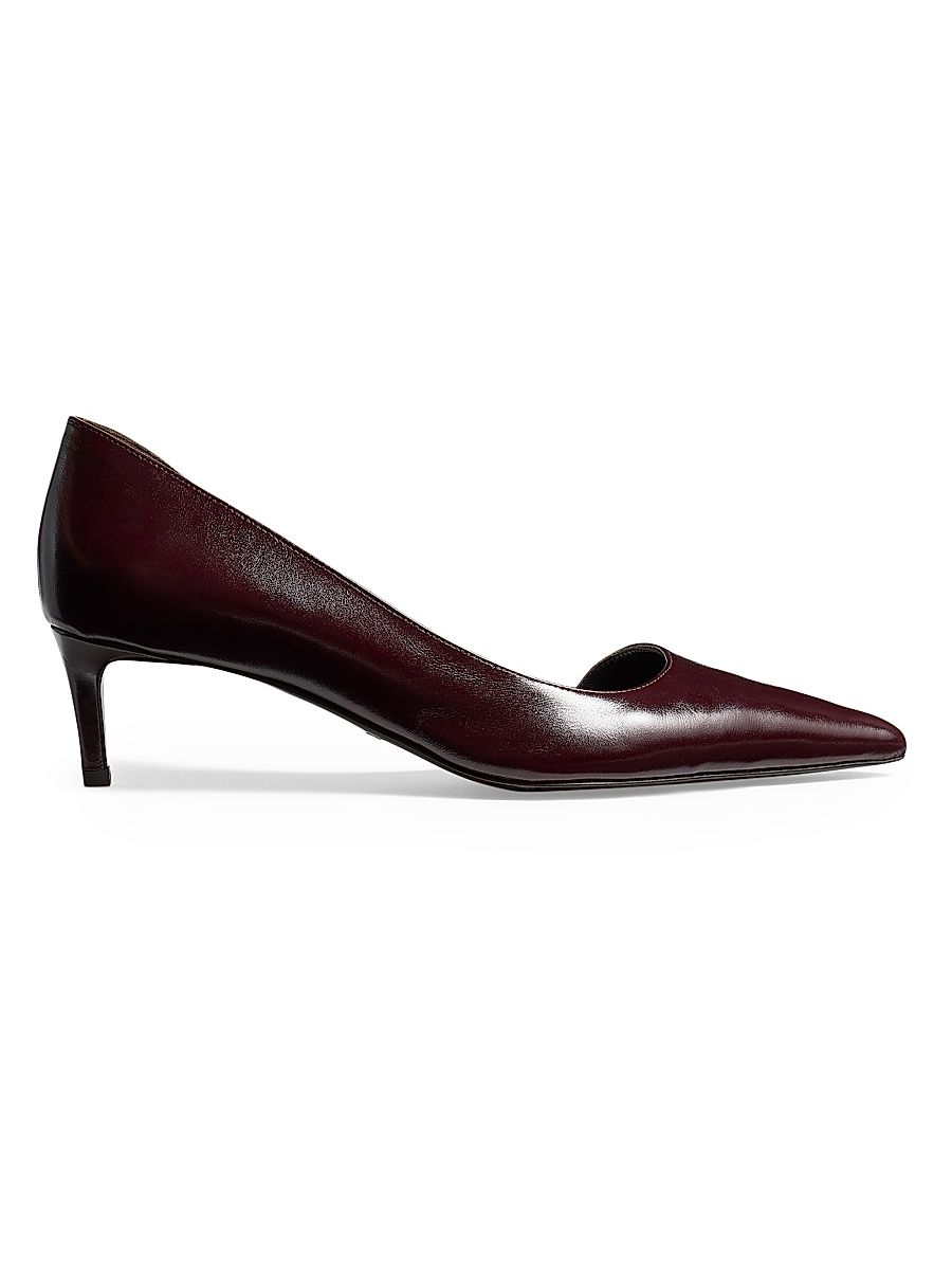 Women's Jett 45MM Leather D'Orsay Pumps - Bordeaux - Size 11