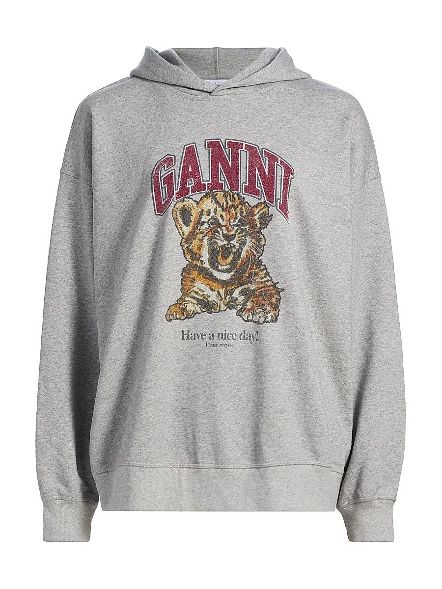 Women's Isoli Beaded Cotton Hoodie - Paloma - Size XXS