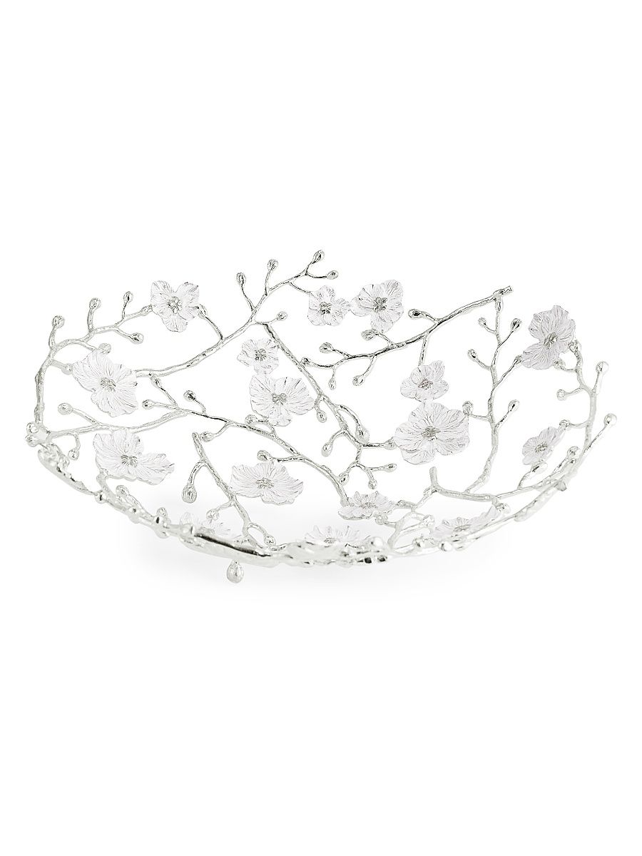 Silver Orchid Basket