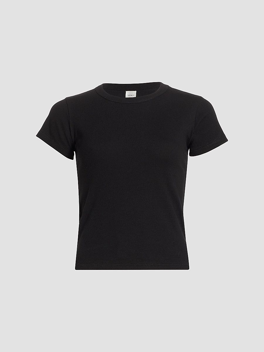 Leset Women's Kelly Slim-Fit T-Shirt - Black - Size XL