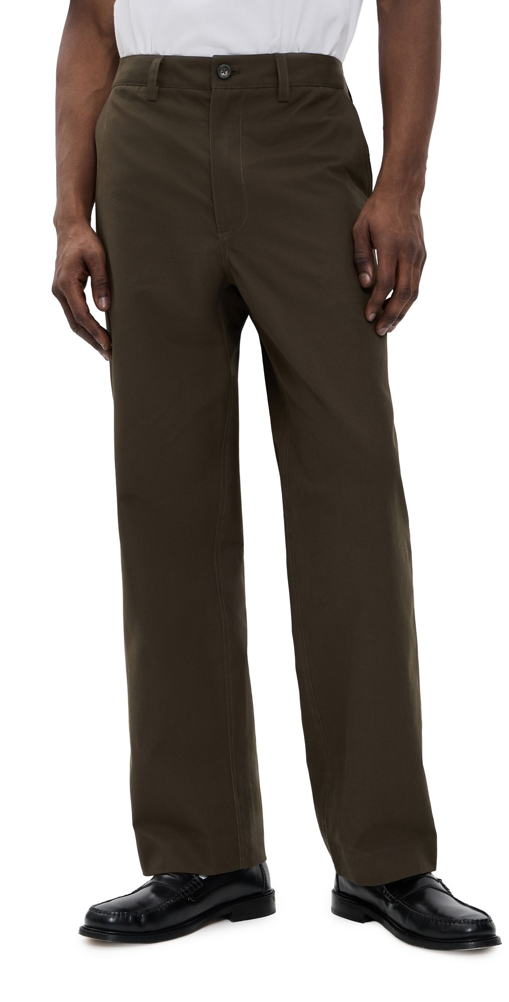 Aaron Levine Workwear Pants Brown 34
