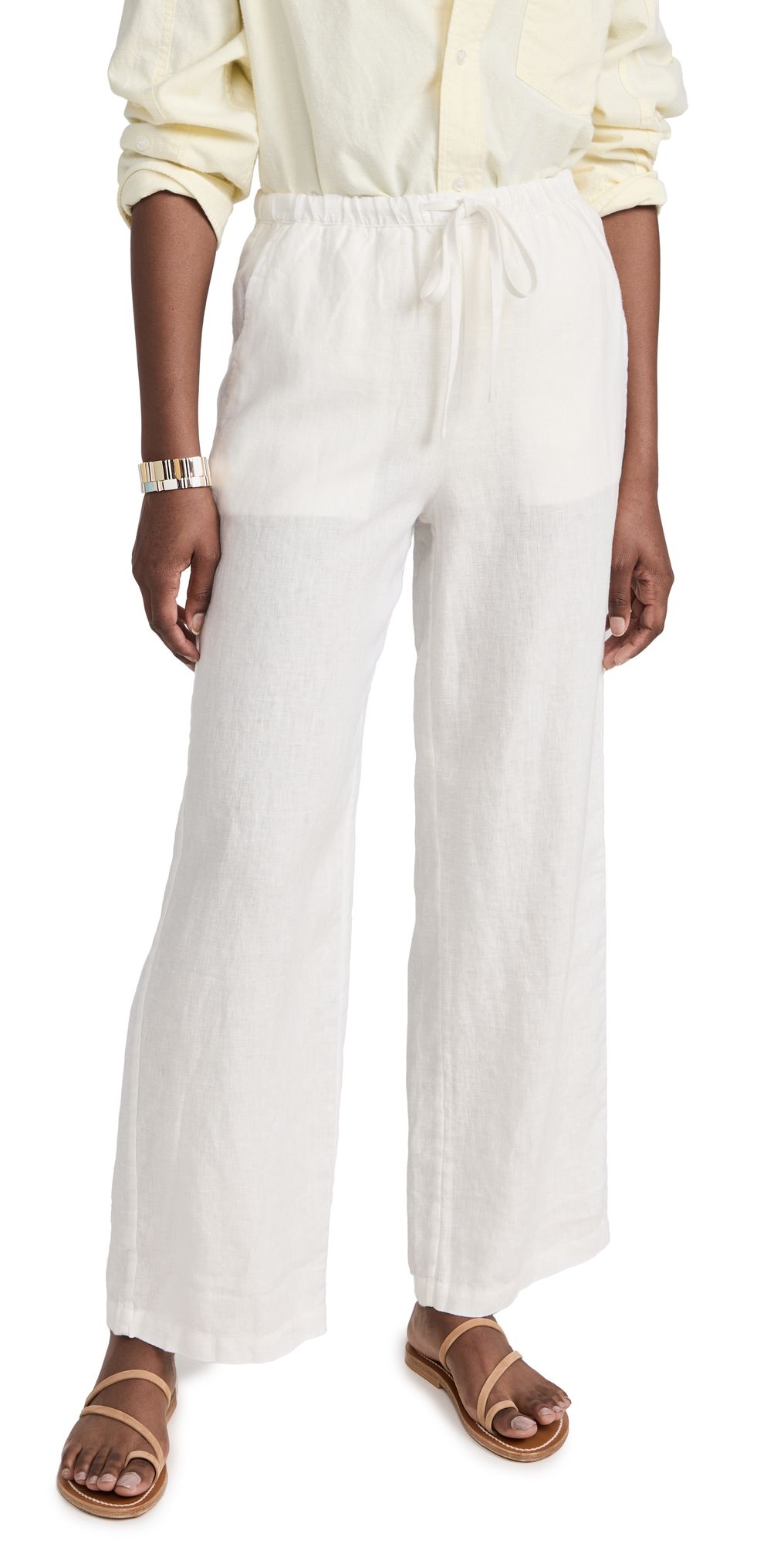 RAILS Emmie Linen Pants White XL