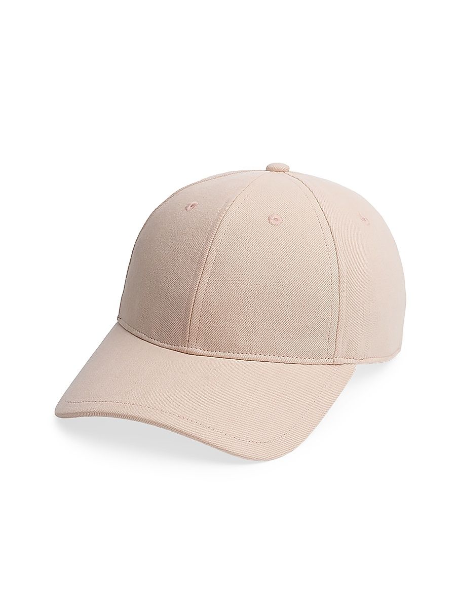 Women's Harlow Cotton Baseball Cap - Cream Tan Linen