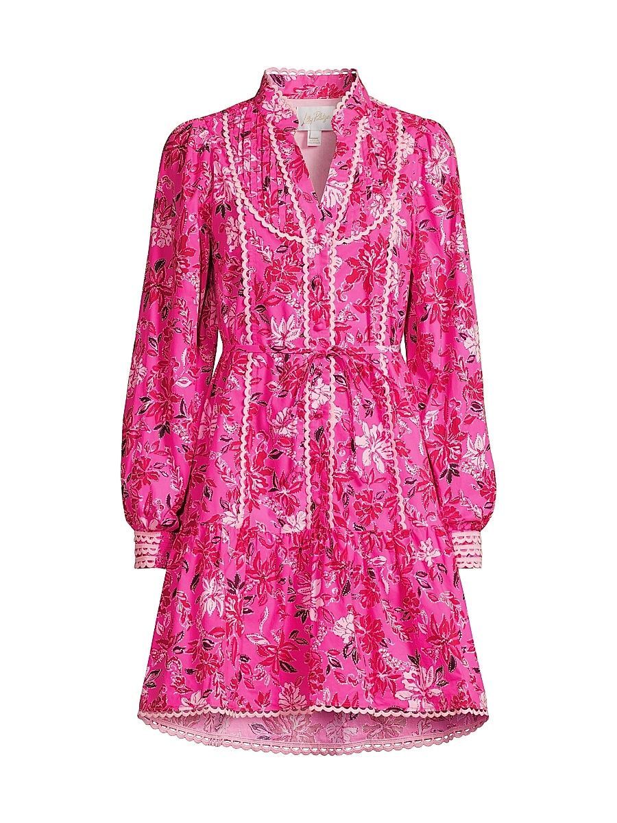 Women's Arletta Floral Dress - Passion Fruit Pink - Size 16