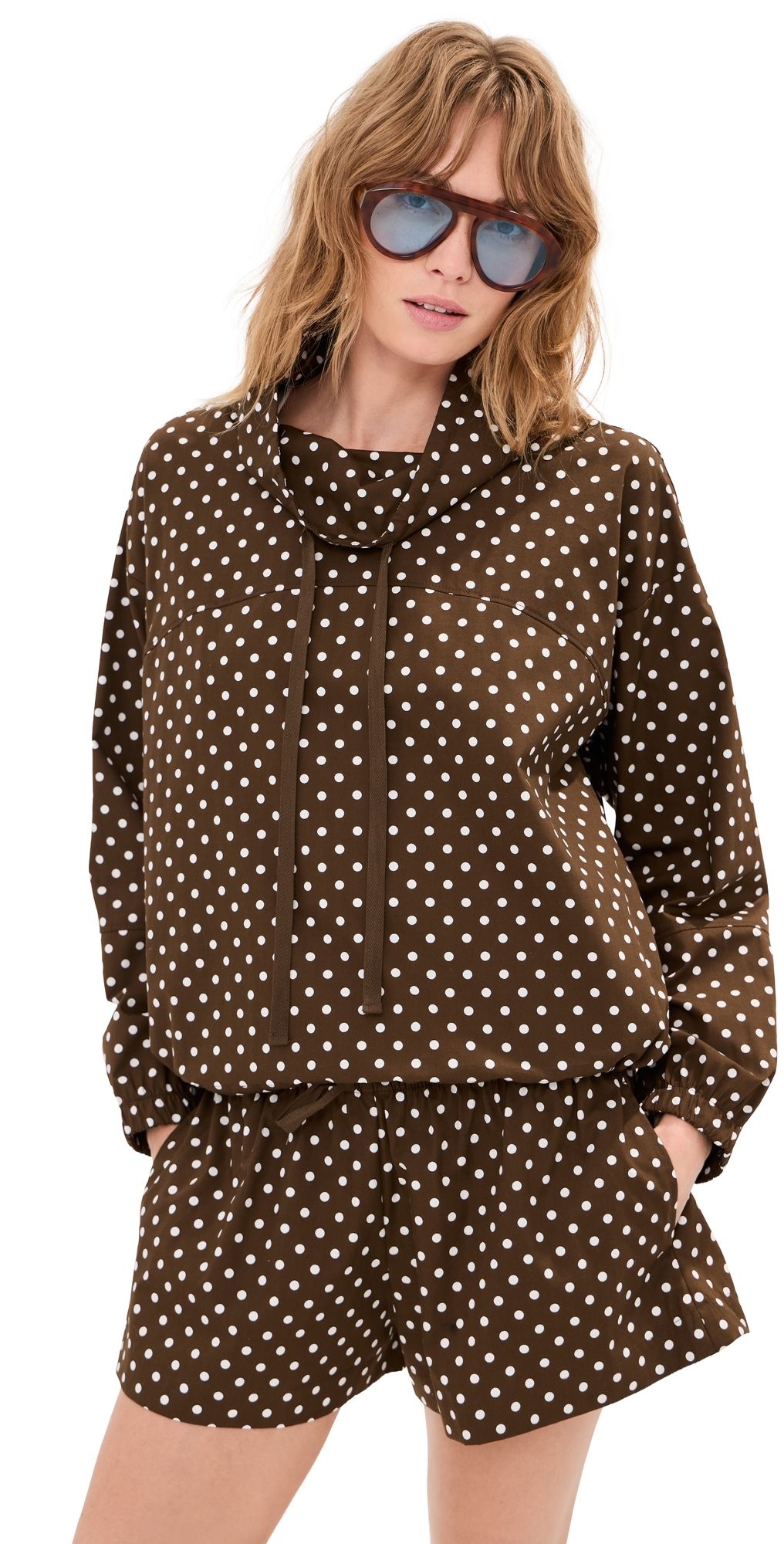LE BOP Carson Anorak Brown/White XS