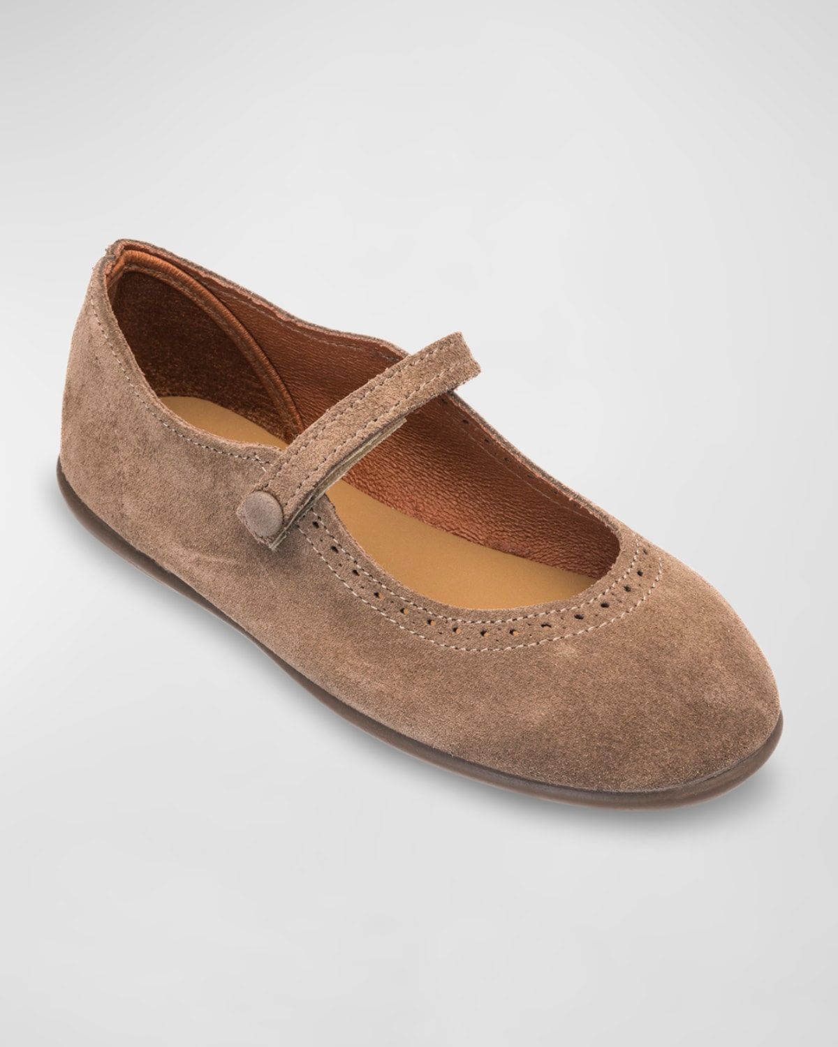 Girl & apos;s Suede Mary Jane Shoes, Baby/Toddler/Kids