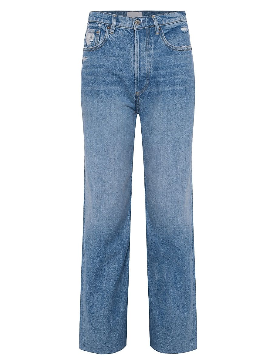 Women's The Charley Vintage Wide Leg Jeans - Silverado - Size 28