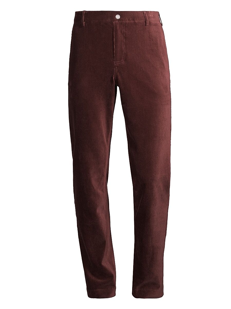 Men's Collins Corduroy Pants - Burgundy - Size Large