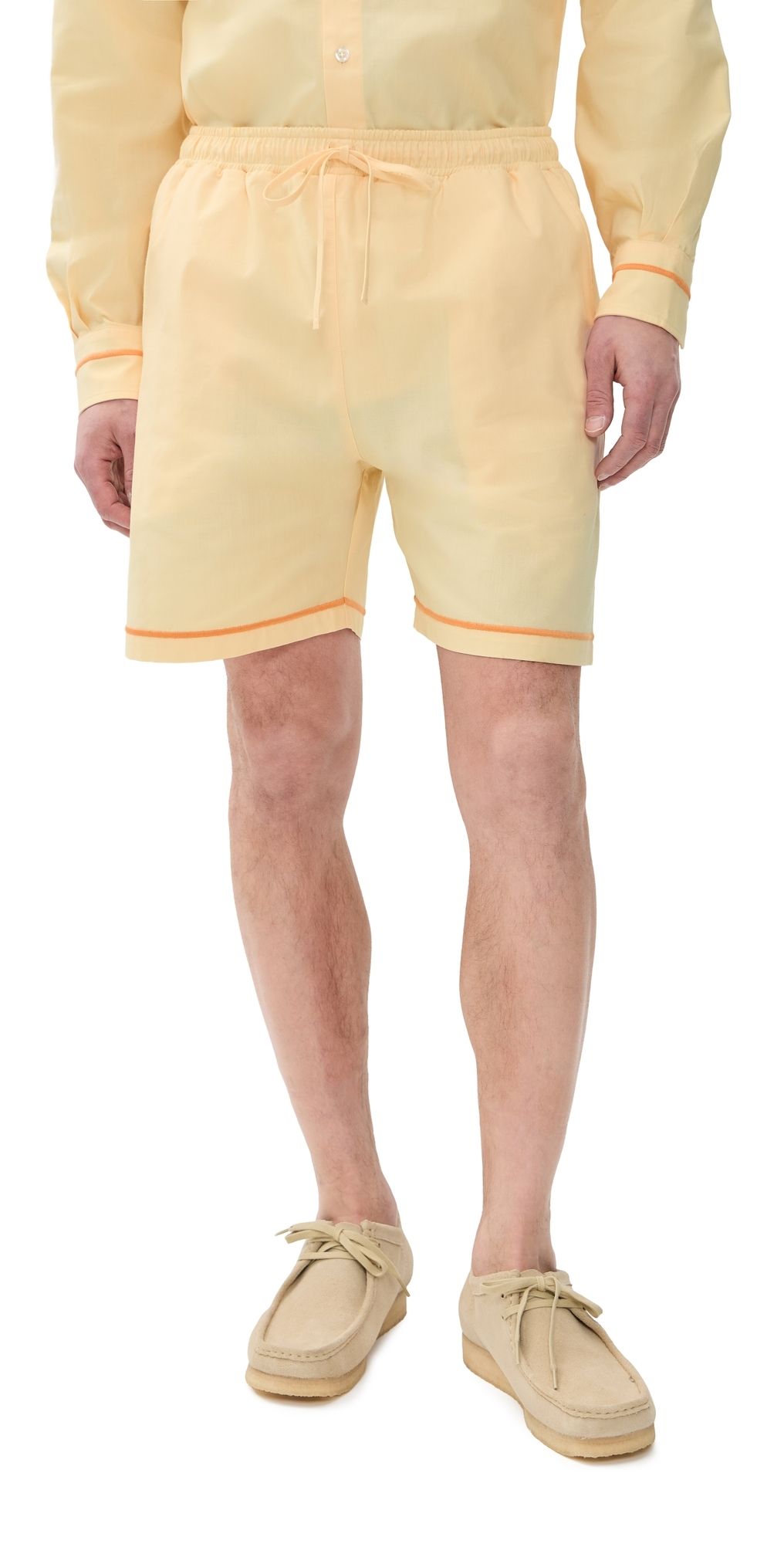 Fanm Mon Ismail Shorts Light Yellow XXL