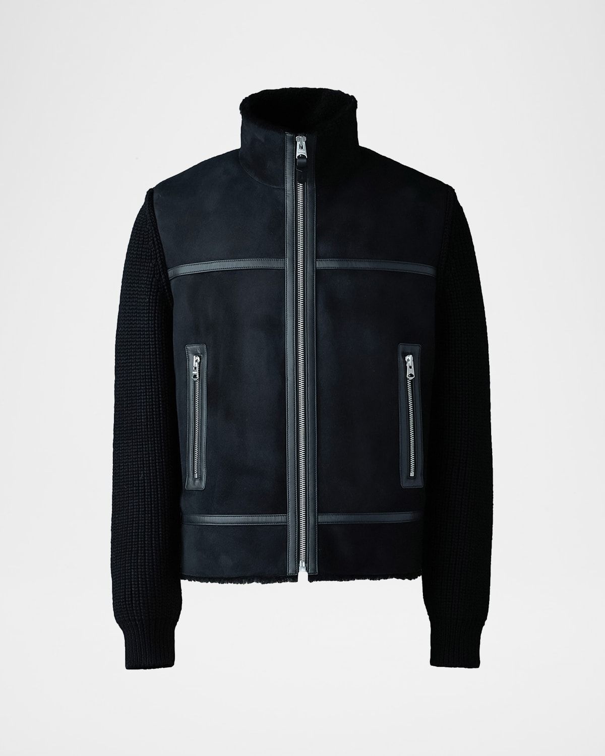 Men & apos;s Jonathan Mixed-Media Shearling Jacket