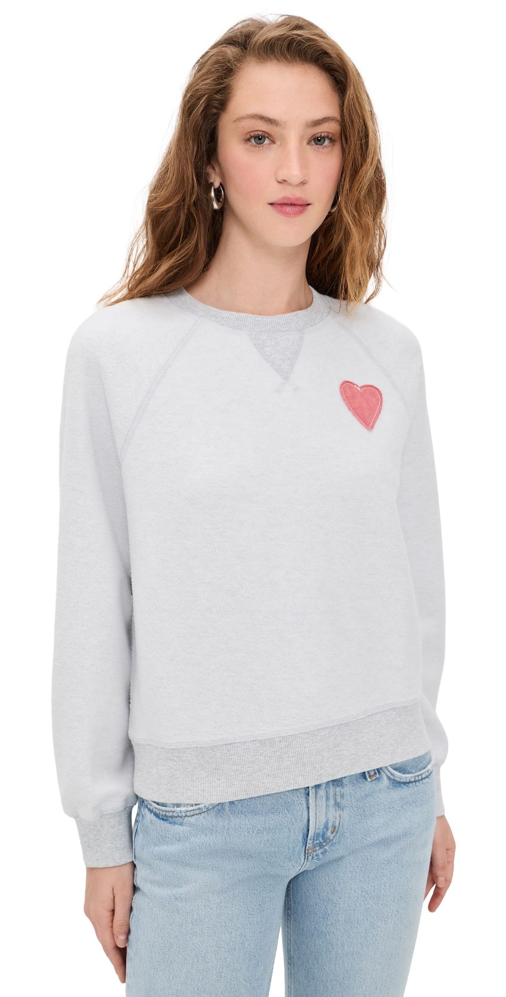 Marine Layer Cloud 9 Fleece Reversible Sweatshirt Heather Grey XS