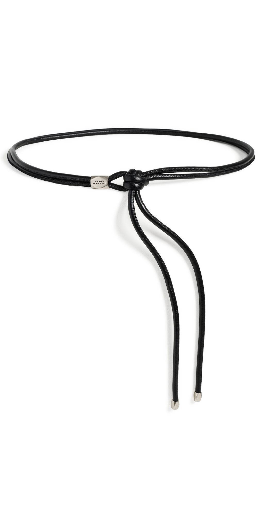 Isabel Marant Silvia Belt Black/Silver One Size