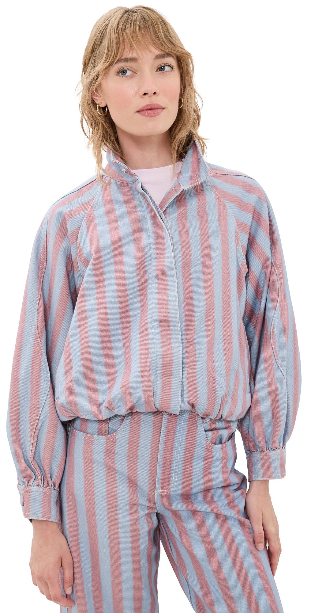 Sixxta Sky Pink Bomber Jacket Sky Pink XL