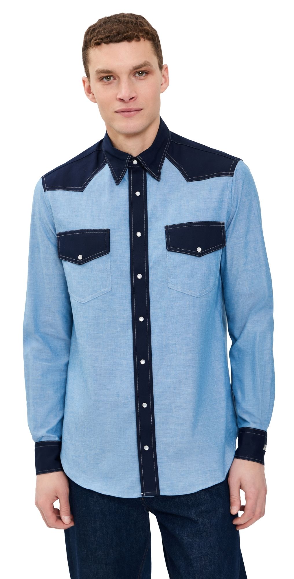 Nicholas Daley Western Shirt Navy M