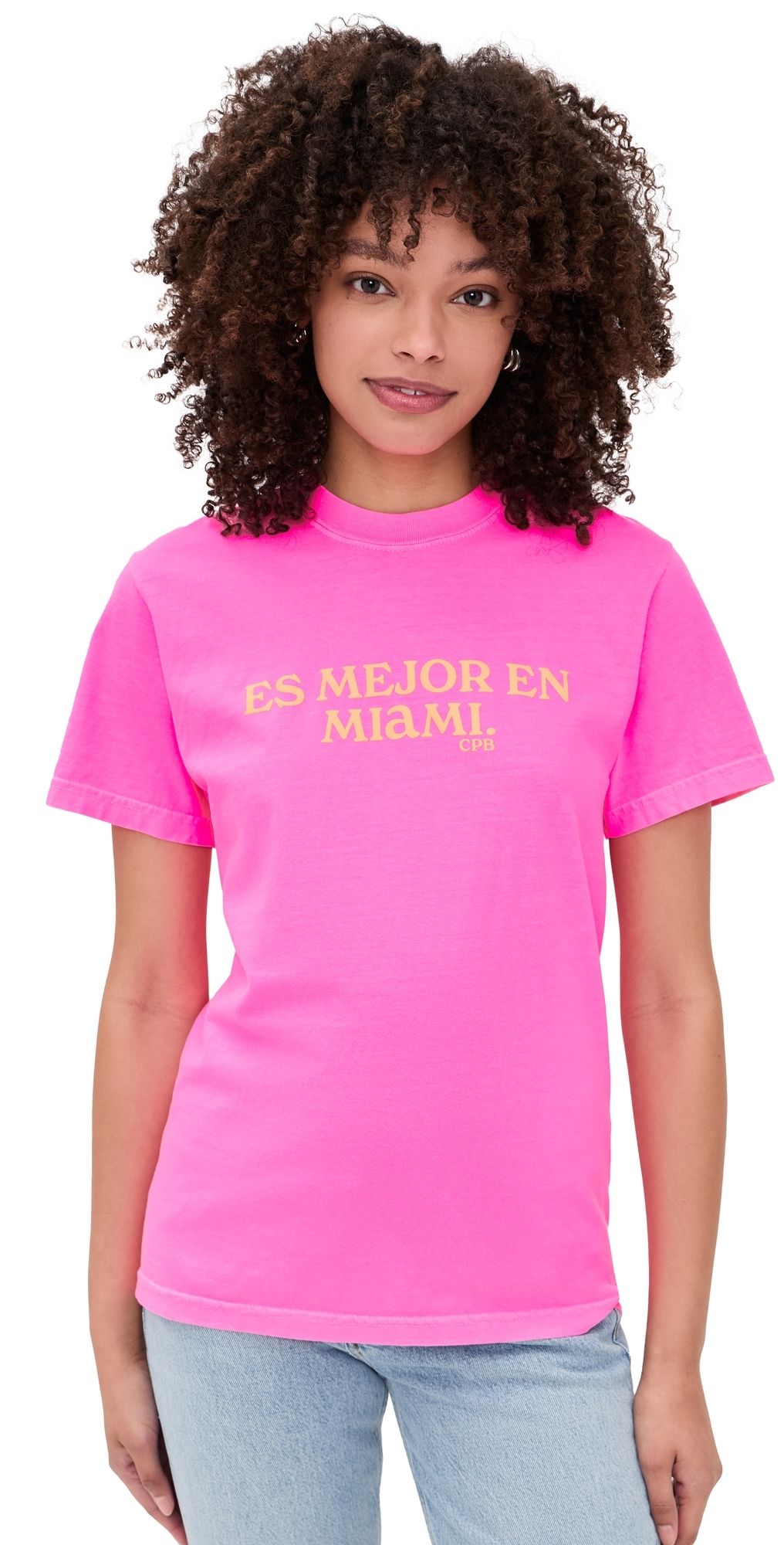Coniglio Palm Beach Miami Tee Pink S
