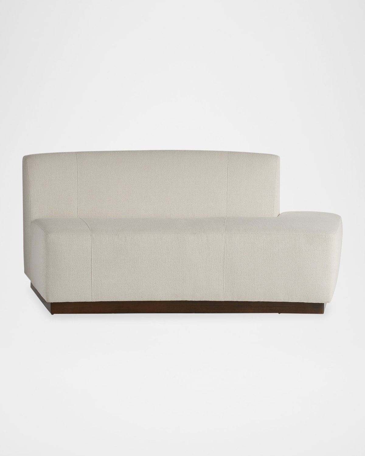 Islander Right-Facing Boucle Sofa, 67"