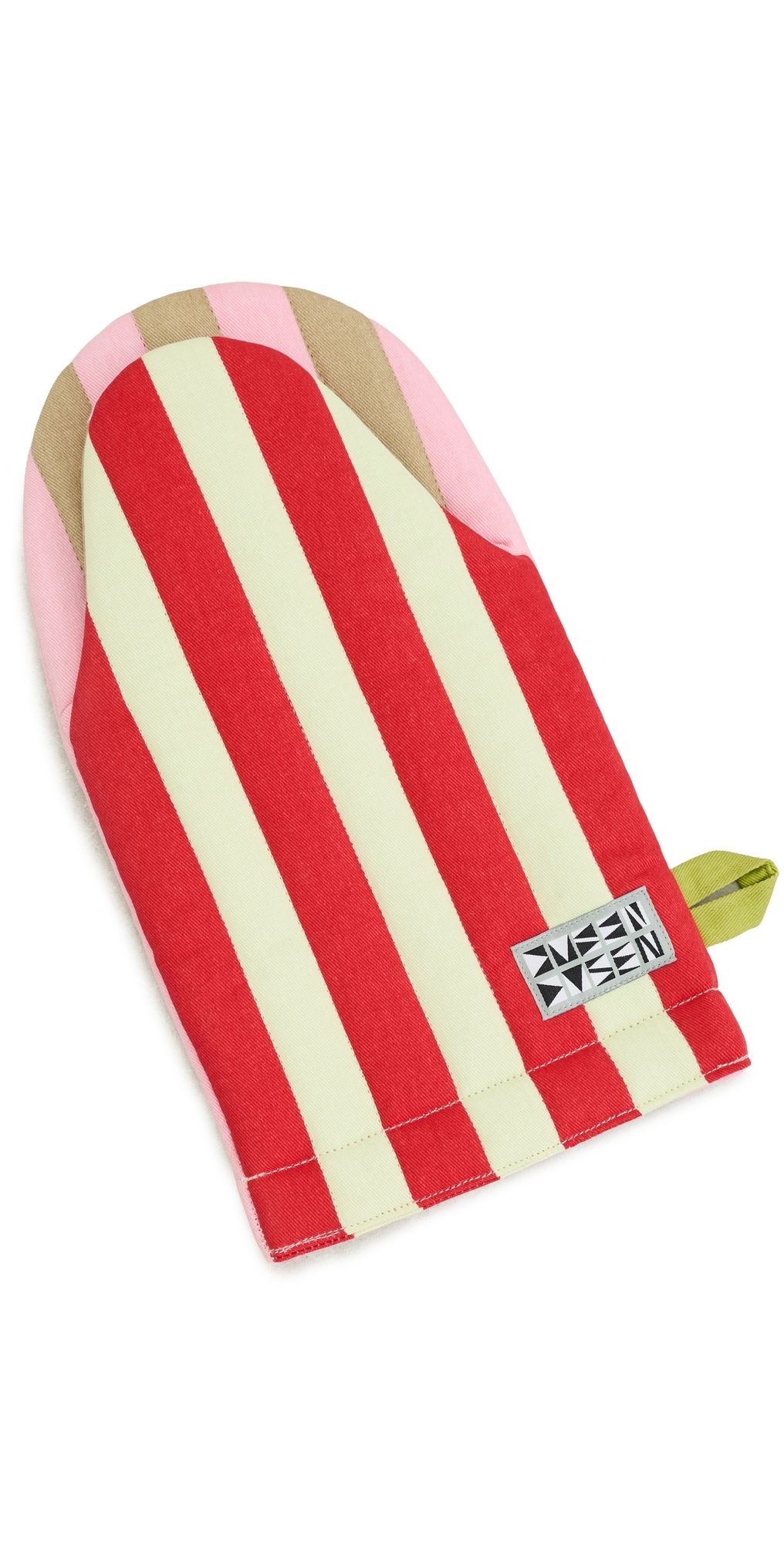 Dusen Dusen Striped Oven Mitt Ladybug One Size
