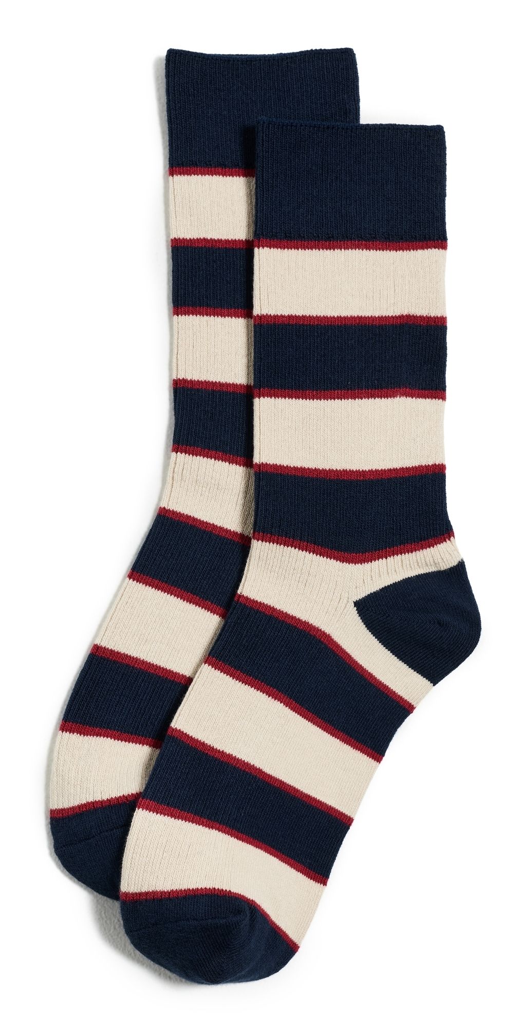 THE GREAT. The Collegiate Socks Hot Red One Size