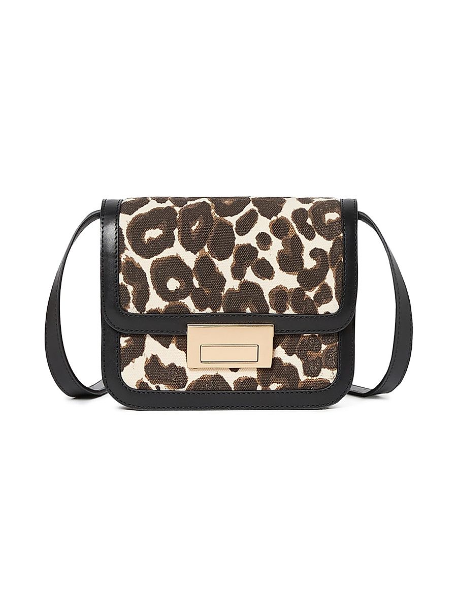 Women's Desi Leopard Cotton Twill Crossbody Bag - Leopard