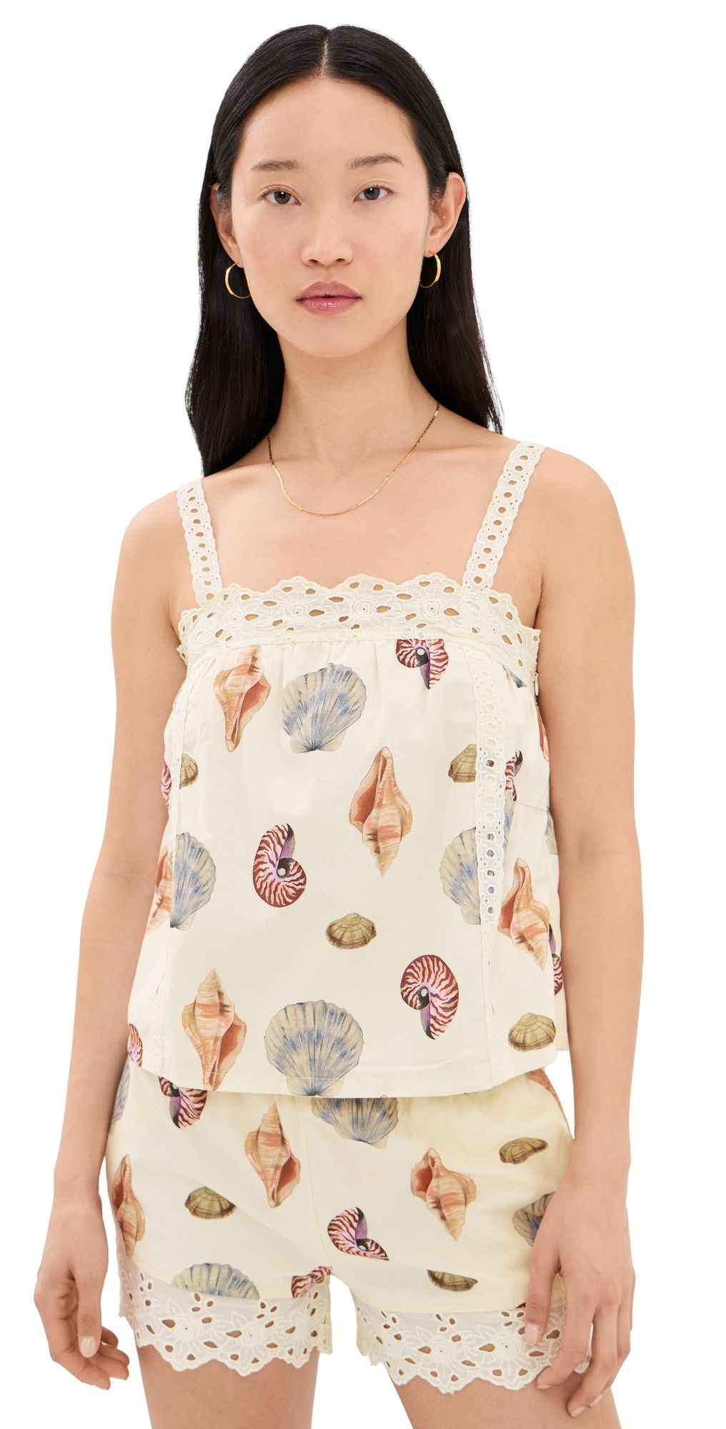Bailey Rose Shell Blouse Cream M