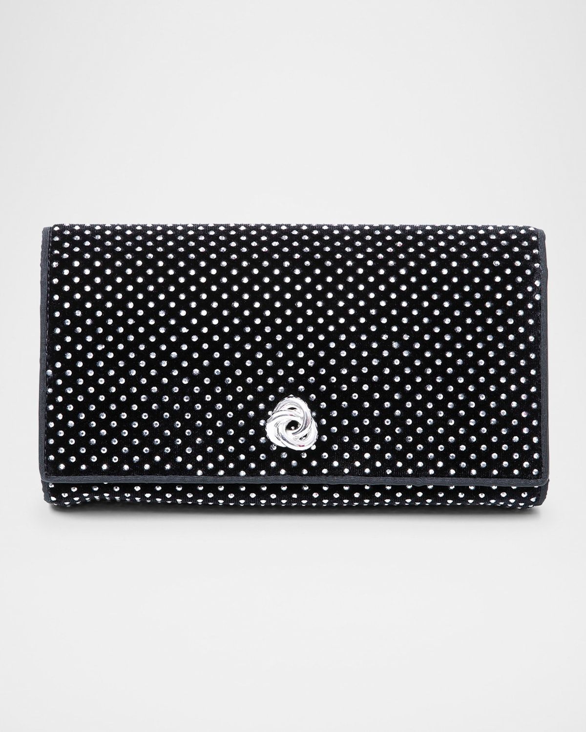 Olivia Flap Rhinestone Clutch Bag