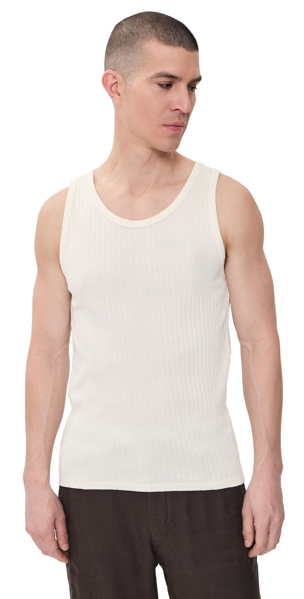 Knickerbocker Rib Tank Milk L