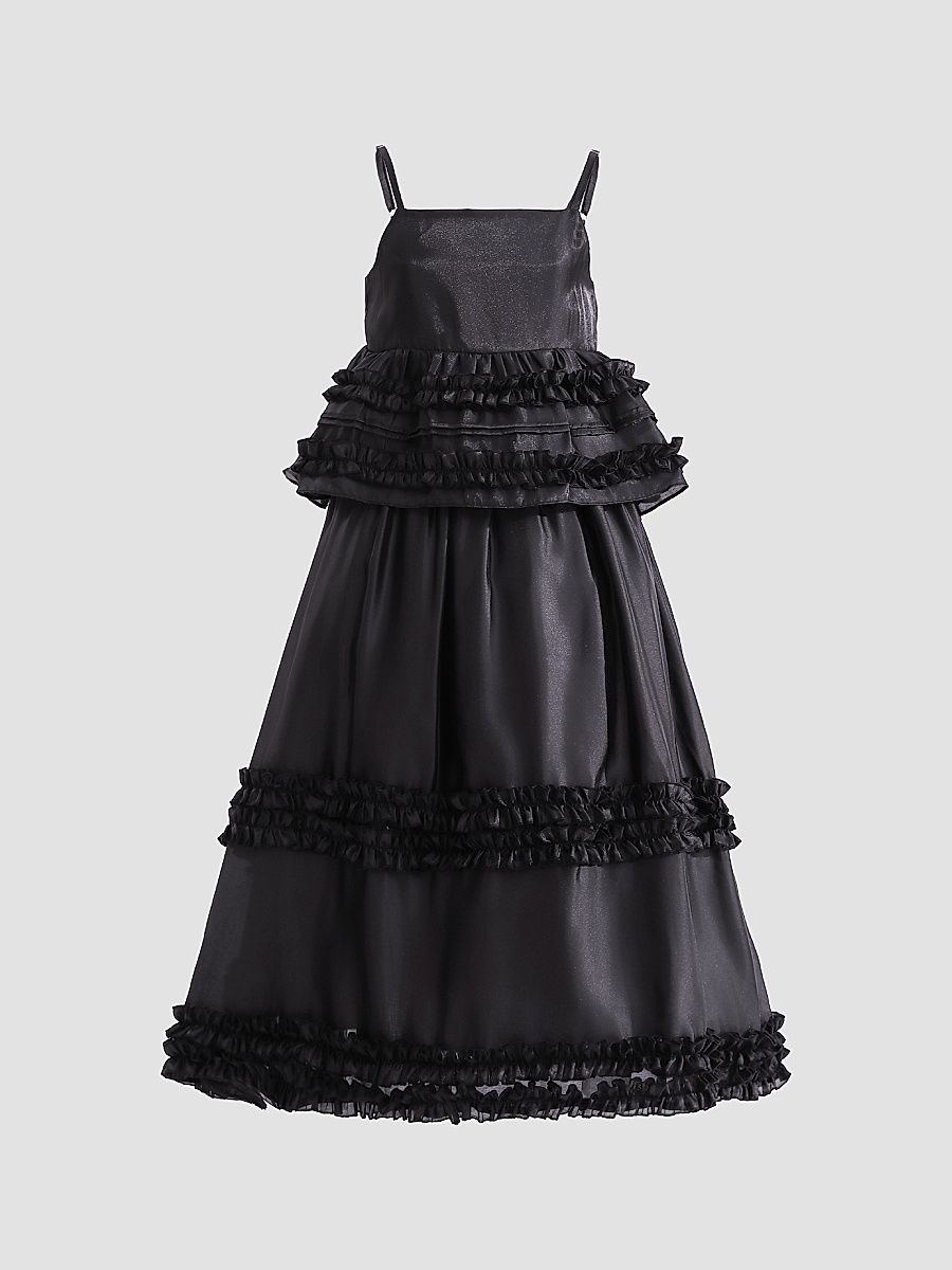 Little Girl's & Girl's Calista Skirt Set - Black - Size 2